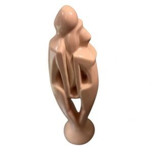 Haeger 1980s Modern Deco Pottery
Salmon Lovers Harmony Man Woman vintage